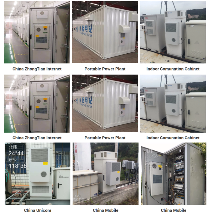 climatiseur industriel de clôture de 300W -1000W, climatiseur de refroidisseur à C.A.