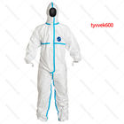 Combinaison jetable avec l'habillement de sécurité d'hôpital d'usine de tenue de protection de capot (blanc, 175/XL) fournisseur