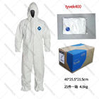 Combinaison jetable avec l'habillement de sécurité d'hôpital d'usine de tenue de protection de capot (blanc, 175/XL) fournisseur